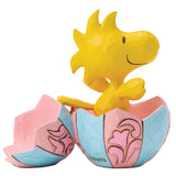 Jim Shore x Peanuts - Woodstock Popping Out of Easter Egg 6017867