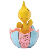 Jim Shore x Peanuts - Woodstock Popping Out of Easter Egg 6017867