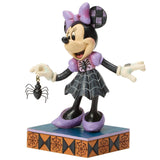 Jim Shore x Disney Traditions - Web-tastic Halloween Minnie in Spider Dress Figurine 6017939