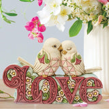 Jim Shore Heartwood Creek - Tweethearts Love Birds Figurine 6018059