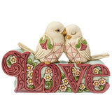 Jim Shore Heartwood Creek - Tweethearts Love Birds Figurine 6018059