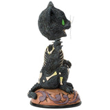 Jim Shore Heartwood Creek - Wicked Whiskers Black Cat Skeleton Bobble Head Figurine 6018084