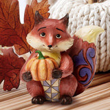 Jim Shore Heartwood Creek - Pumpkin Patch Pal Wild Fox Figurine 6018095
