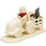 Dept 56 Snowbabies - Delivering The Tree Porcelain Figurine 6018107