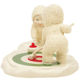 Snowbabies - Nail Biter Curling Porcelain Figurine 6018018