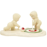 Snowbabies - Nail Biter Curling Porcelain Figurine 6018018