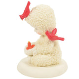 Dept 56 Snowbabies - Hatched in Time for Christmas Cardinal Porcelain Figurine 6018110