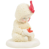 Dept 56 Snowbabies - Hatched in Time for Christmas Cardinal Porcelain Figurine 6018110