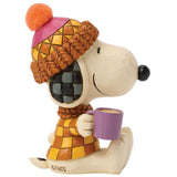 Jim Shore x Peanuts - Taste of Fall Pumpkin Latte Snoopy Figurine 6018513