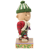 Jim Shore x Peanuts - Snoopy & Charlie Brown Wearing Ugly Christmas Sweaters Figurine 6018686