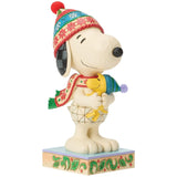 Jim Shore x Peanuts - A Warm Embrace Snoopy Woodstock Figurine 6018691