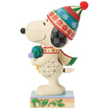 Jim Shore x Peanuts - A Warm Embrace Snoopy Woodstock Figurine 6018691
