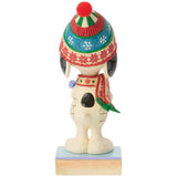 Jim Shore x Peanuts - A Warm Embrace Snoopy Woodstock Figurine 6018691