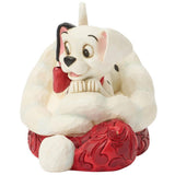 Jim Shore x Disney Traditions - 101 Dalmatians Santa Hat Christmas Dog Figurine 6018719