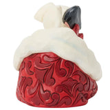 Jim Shore x Disney Traditions - 101 Dalmatians Santa Hat Christmas Dog Figurine 6018719