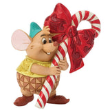 Jim Shore x Disney Traditions - Gus Candy Cane Cinderella's Friend Christmas Figurine 6018720