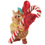 Jim Shore x Disney Traditions - Gus Candy Cane Cinderella's Friend Christmas Figurine 6018720