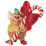 Jim Shore x Disney Traditions - Gus Candy Cane Cinderella's Friend Christmas Figurine 6018720
