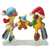 Jim Shore x Garfield - Skating Through the Holidays Pooky Odie Figurine 6018797