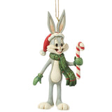 Jim Shore x Looney Tunes - Bugs Bunny Christmas Candy Cane Ornament 6019263
