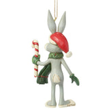 Jim Shore x Looney Tunes - Bugs Bunny Christmas Candy Cane Ornament 6019263