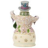 Jim Shore Heartwood Creek - Regal Winter Purple Snowman Figurine 6019283