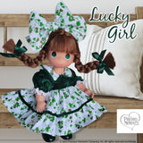 Precious Moments Doll - Lucky Irish Shamrock Girl 6751
