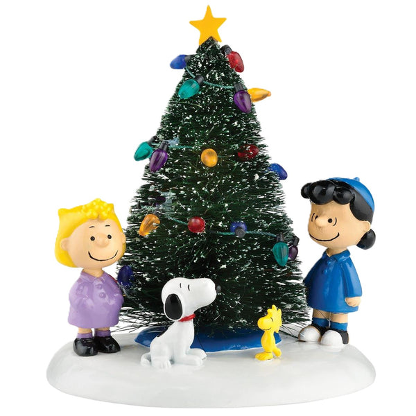 Dept 56 Peanuts Village - O'Christmas Tree Figurine 808997