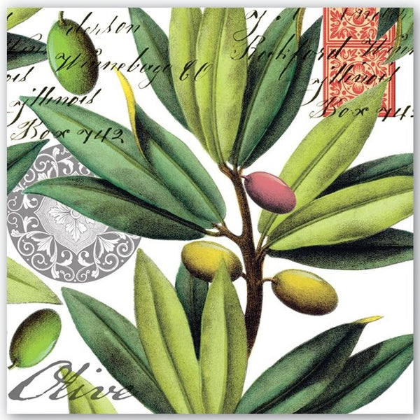 Michel Design Works - Olive Grove Luncheon 20-Count Napkin Set