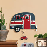 "Sale" Allen Designs - Camper Van Swing Pendulum Car Truck Wall Clock P2150