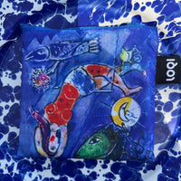 LOQI Museum Art Recycled Tote Bag - The Blue Circus by Marc Chagall