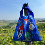 LOQI Museum Art Recycled Tote Bag - The Blue Circus by Marc Chagall