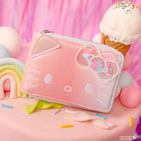 Loungefly x Sanrio - Hello Kitty 50th Anniversary Shiny Pink Zip Wallet SANWA0991