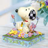 Jim Shore x Peanuts - Snoopy in Flowers Figurine 6007965