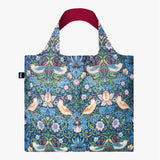 LOQI Museum Art Recycled Tote Bag - The Strawberry Thief by William Morris