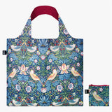LOQI Museum Art Recycled Tote Bag - The Strawberry Thief by William Morris