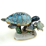 Portman Studios - Mother & Baby Turtle Pewter Treasure TT1693