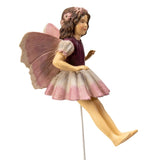 Cicely Mary Barker - Heliotrope Flower Fairy Garden Stake Y9336