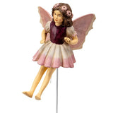 Cicely Mary Barker - Heliotrope Flower Fairy Garden Stake Y9336