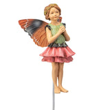 Cicely Mary Barker - Zinnia Flower Fairy Garden Stake Y9340