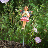 Cicely Mary Barker - Zinnia Flower Fairy Garden Stake Y9340