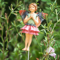 Cicely Mary Barker - Zinnia Flower Fairy Garden Stake Y9340