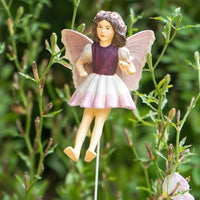 Cicely Mary Barker - Heliotrope Flower Fairy Garden Stake Y9336