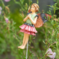 Cicely Mary Barker - Zinnia Flower Fairy Garden Stake Y9340