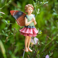 Cicely Mary Barker - Zinnia Flower Fairy Garden Stake Y9340