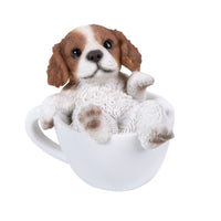 Teacup Pups - King Charles Spaniel Dog in Mug Figurine 12019