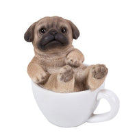 Teacup Pups - Pug Dog in Mug Figurine 12020