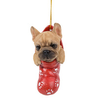 Stocking Pups - French Bulldog Frenchie Dog Ornament 12462