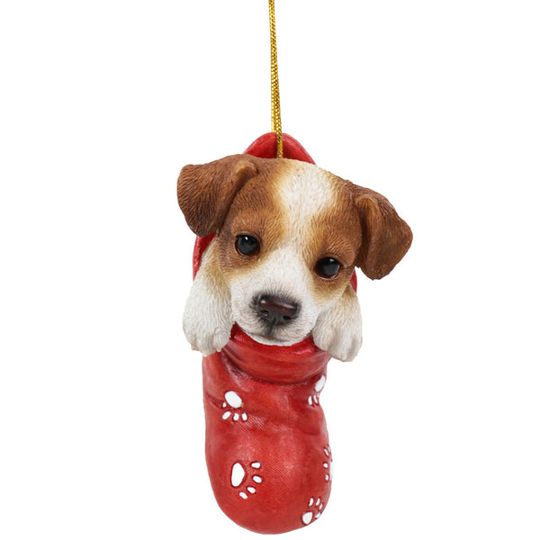 Stocking Pups - Jack Russell Terrier Ornament