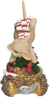 Charming Tails - Caboose Christmas Tree Pine Cone Wagon Figurine 131633